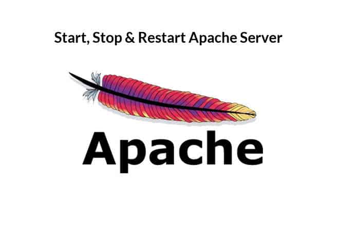How to start, stop and restart Apache 2 Web Server Command